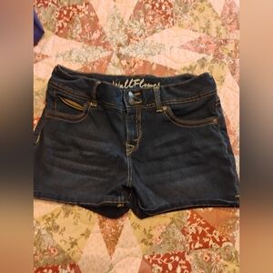 Wallflower Midnight Blue Denim Shorts